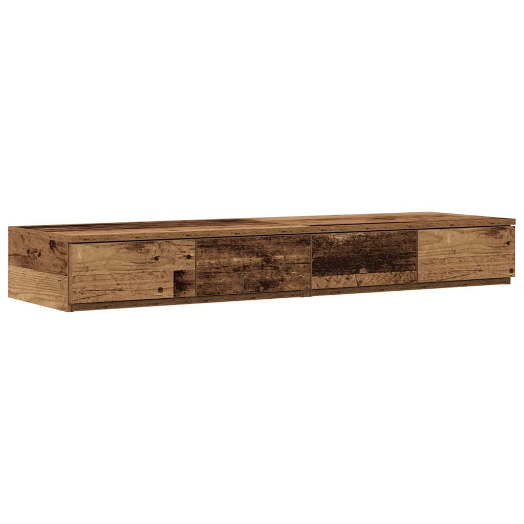 Sengeskuffer Gammelt træ 120 x 36,5 x 16,5 cm Konstrueret træ