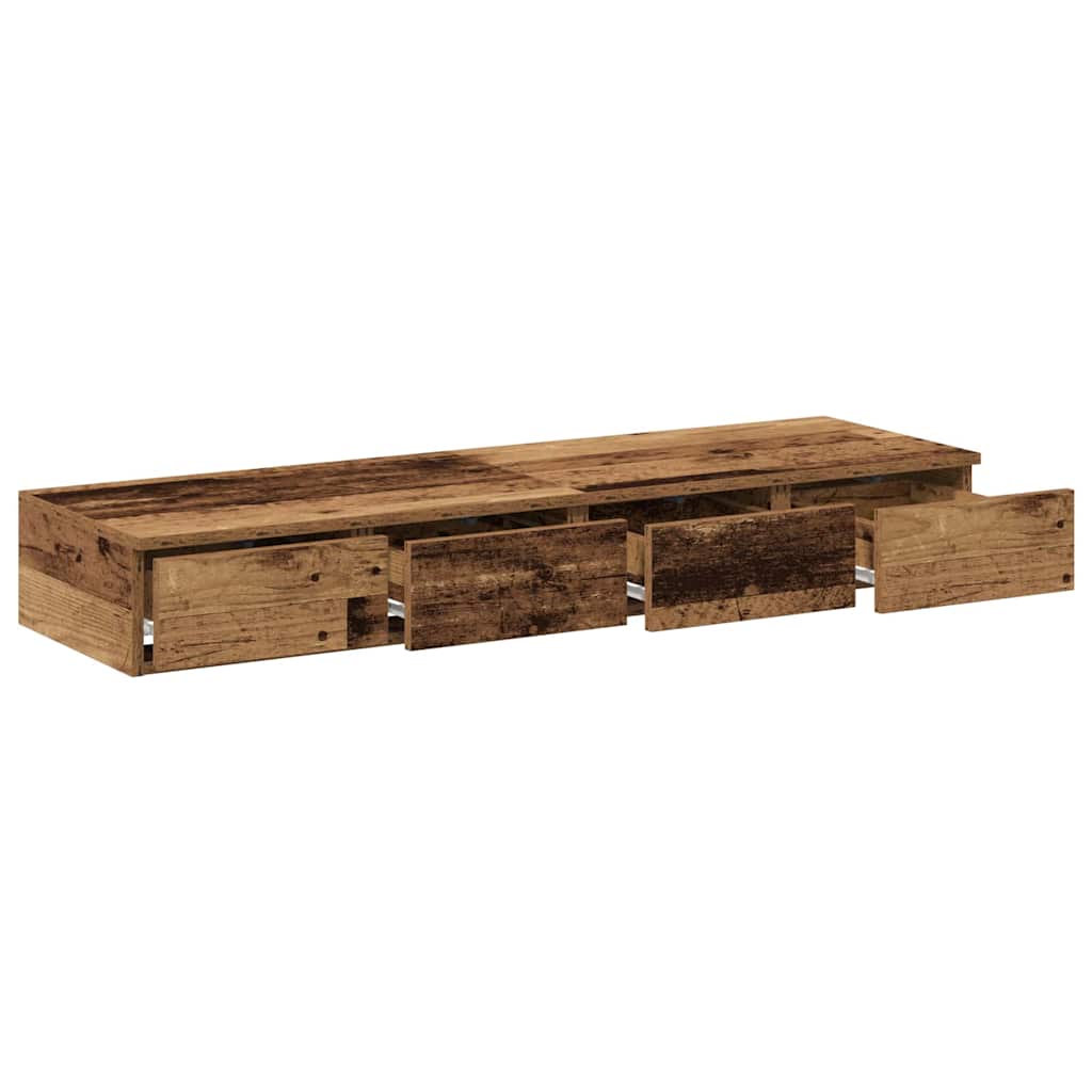 Sengeskuffer Gammelt træ 120 x 36,5 x 16,5 cm Konstrueret træ