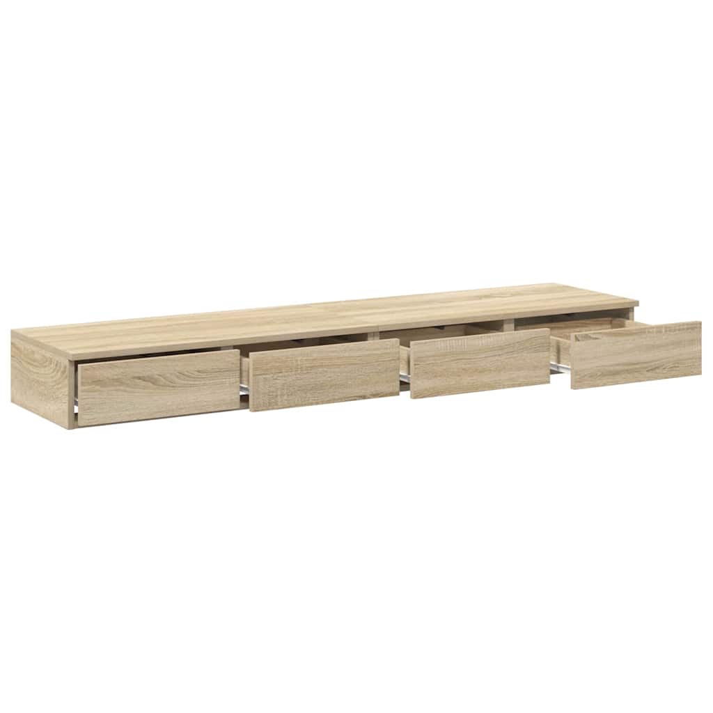 Sengeskuffer Sonoma eg 140 x 36,5 x 16,5 cm Konstrueret træ