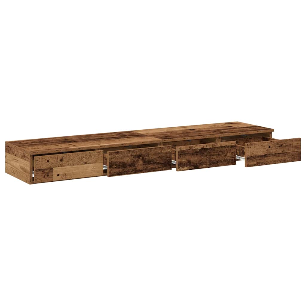 Sengeskuffer Gammelt træ 150 x 36,5 x 16,5 cm Konstrueret træ