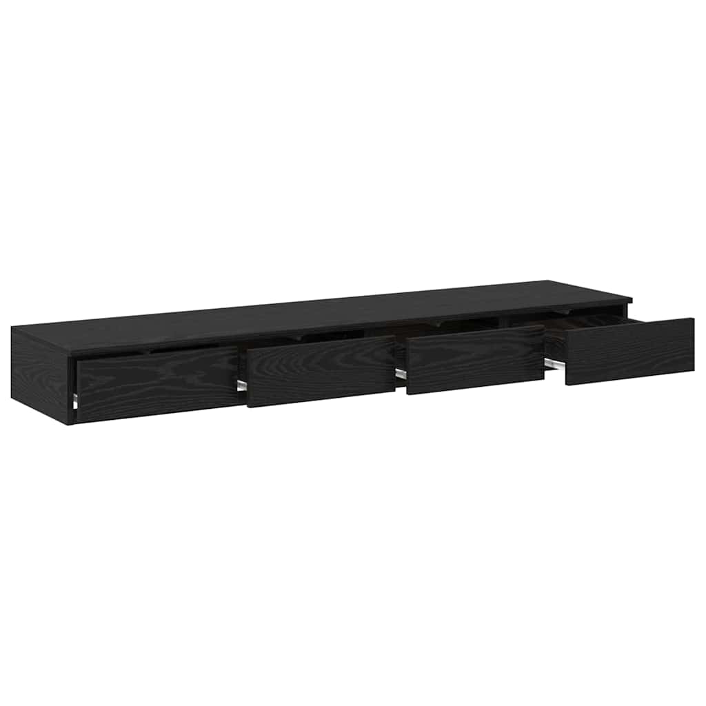 Sengeskuffer Sort eg 160 x 36,5 x 16,5 cm Konstrueret træ
