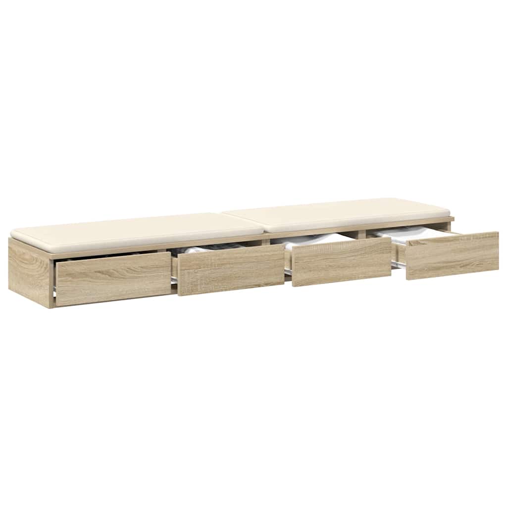 Sengeskuffer Sonoma eg 160 x 36,5 x 16,5 cm Konstrueret træ