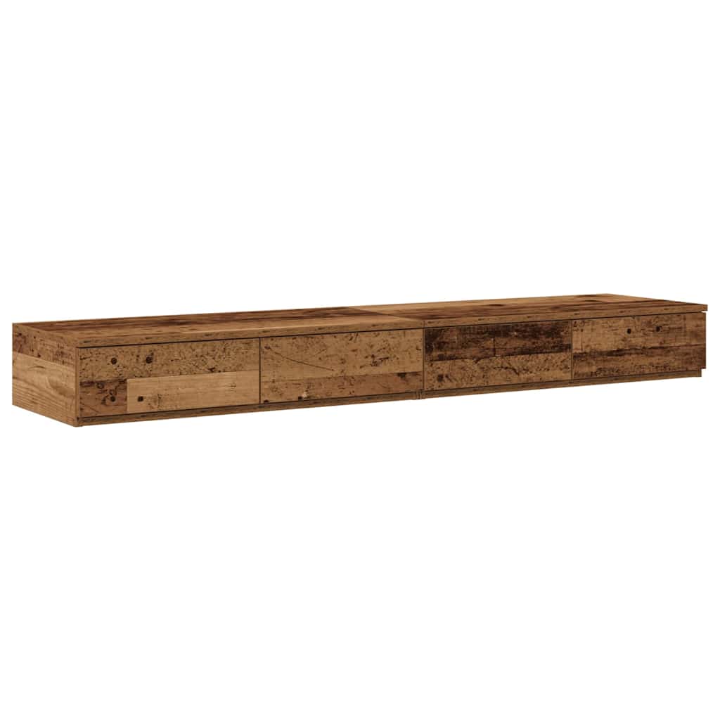Sengeskuffer Gammelt træ 160 x 36,5 x 16,5 cm Konstrueret træ