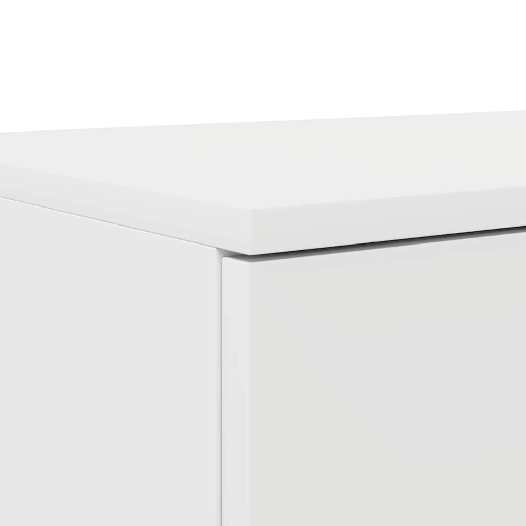 Sengeskuffer Hvid 180 x 36,5 x 16,5 cm Konstrueret træ