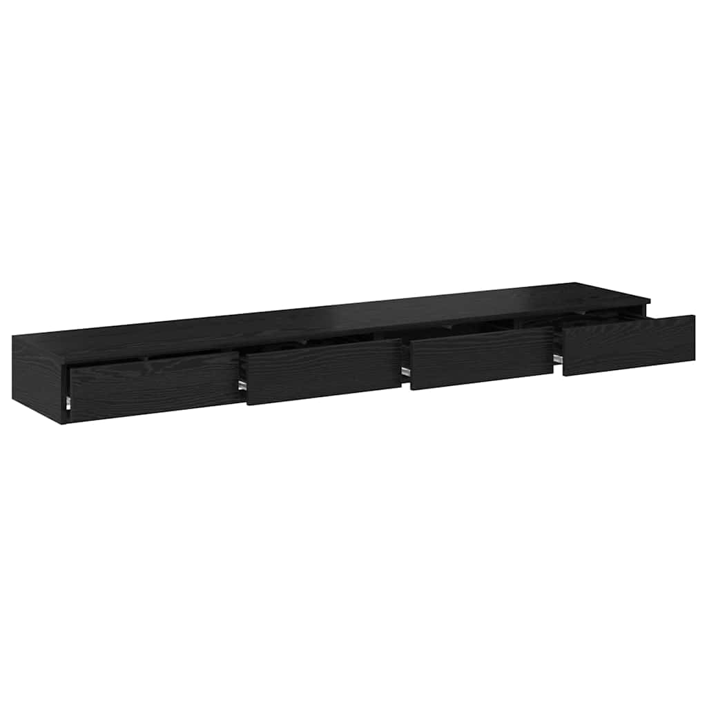 Sengeskuffer Sort eg 180 x 36,5 x 16,5 cm Konstrueret træ