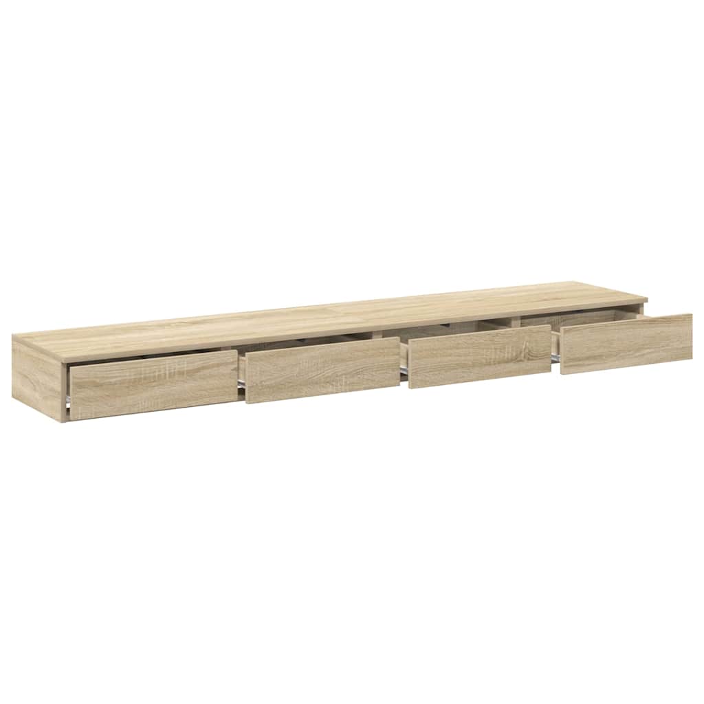 Sengeskuffer Sonoma eg 180 x 36,5 x 16,5 cm Konstrueret træ