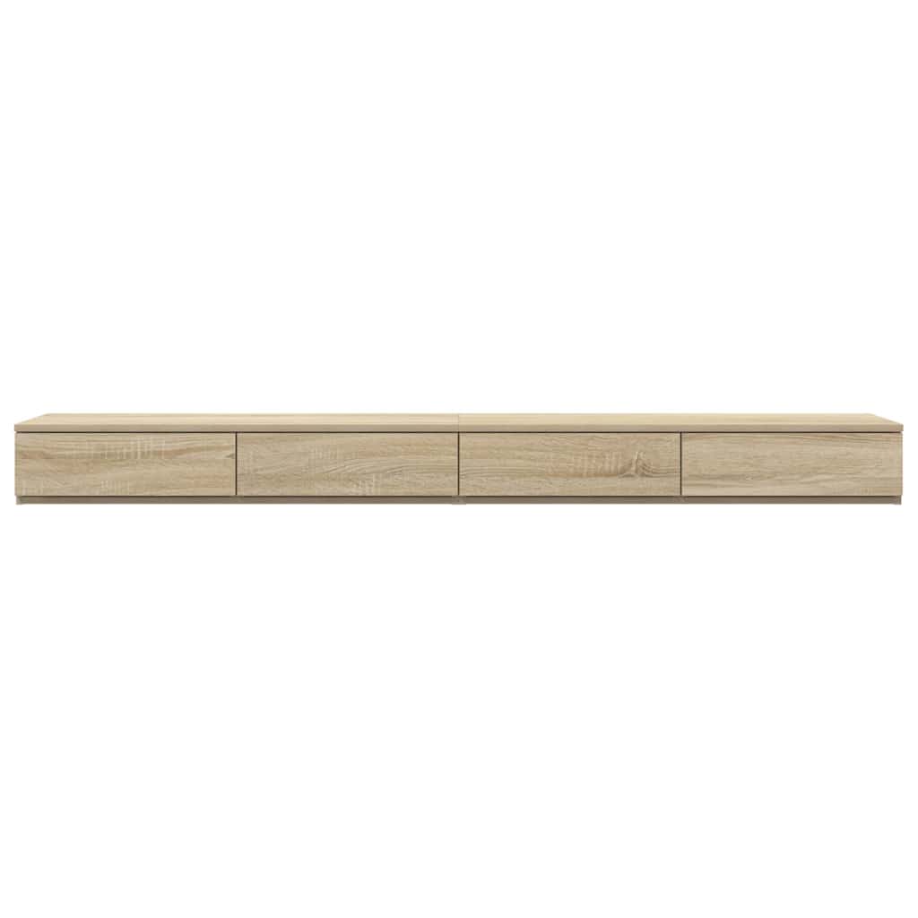 Sengeskuffer Sonoma eg 180 x 36,5 x 16,5 cm Konstrueret træ