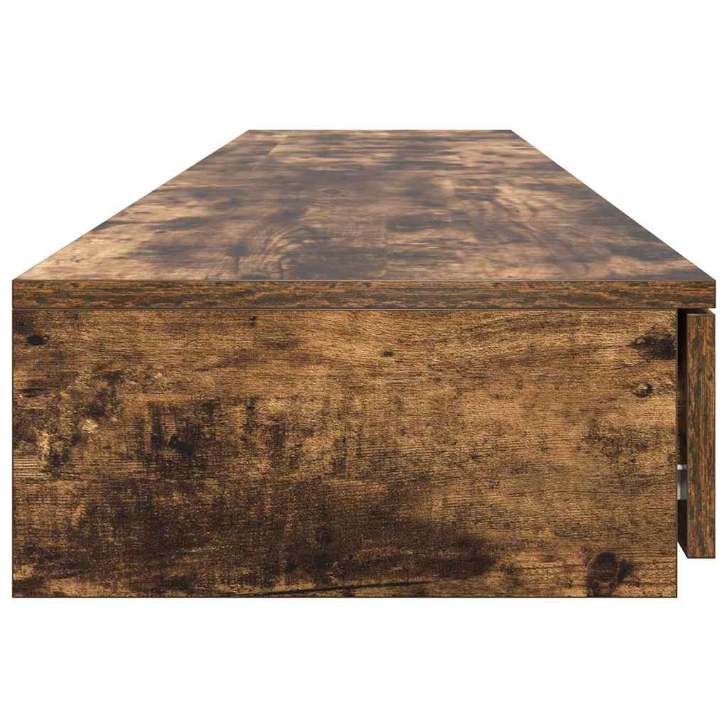 Sengeskuffer Røget eg 180 x 36,5 x 16,5 cm Konstrueret træ