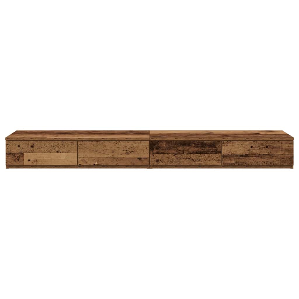 Sengeskuffer Gammelt træ 135 x 36,5 x 16,5 cm Konstrueret træ