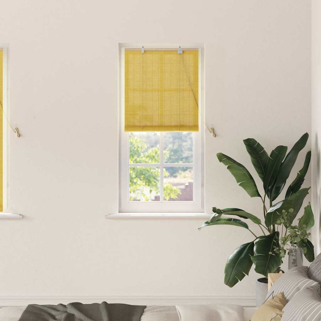 Rullegardin Gul 60 x 160 cm Bambus