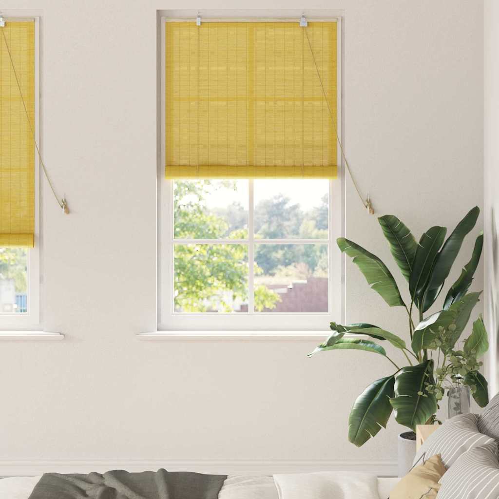 Rullegardin Gul 80 x 220 cm Bambus