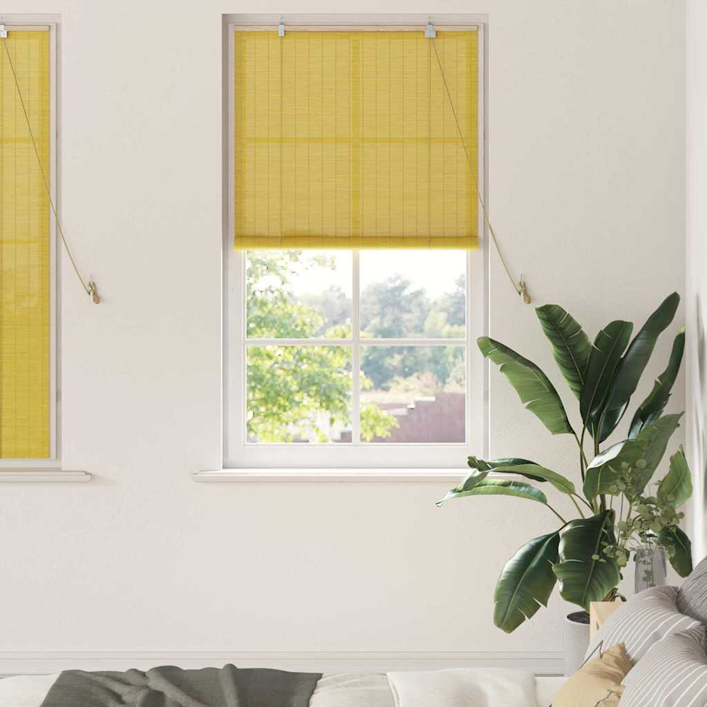 Rullegardin Gul 90 x 160 cm Bambus