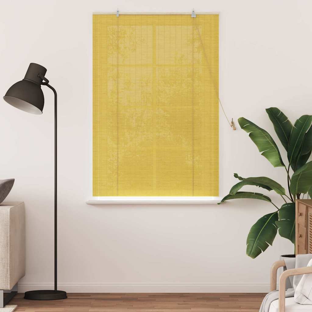 Rullegardin Gul 100 x 160 cm Bambus