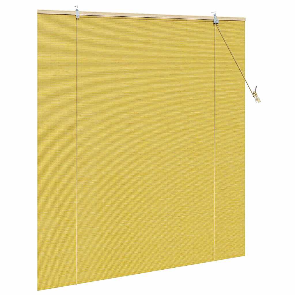 Rullegardin Gul 150 x 160 cm Bambus