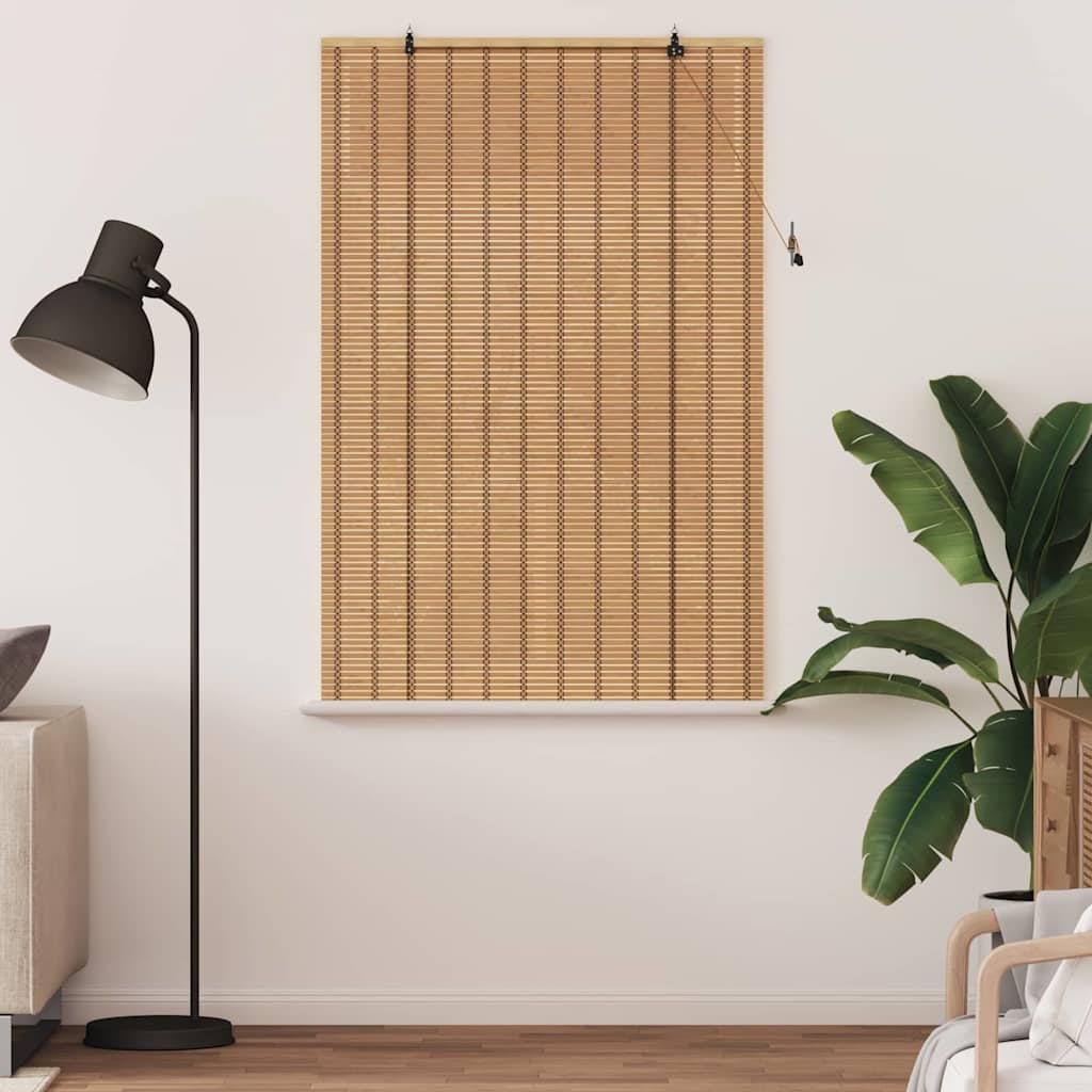 Rullegardin Naturlig og Brun 100 x 160 cm Bambus