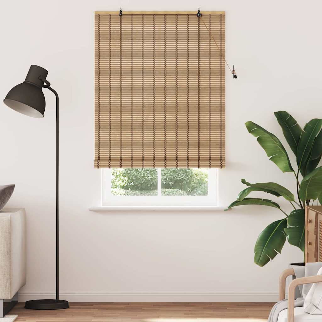 Rullegardin Naturlig og Brun 120 x 220 cm Bambus
