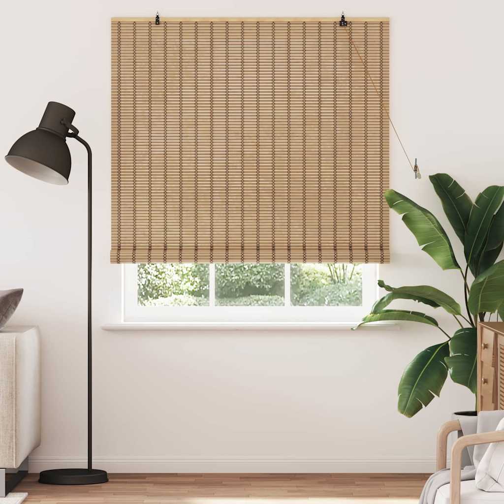 Rullegardin Naturlig og Brun 150 x 160 cm Bambus