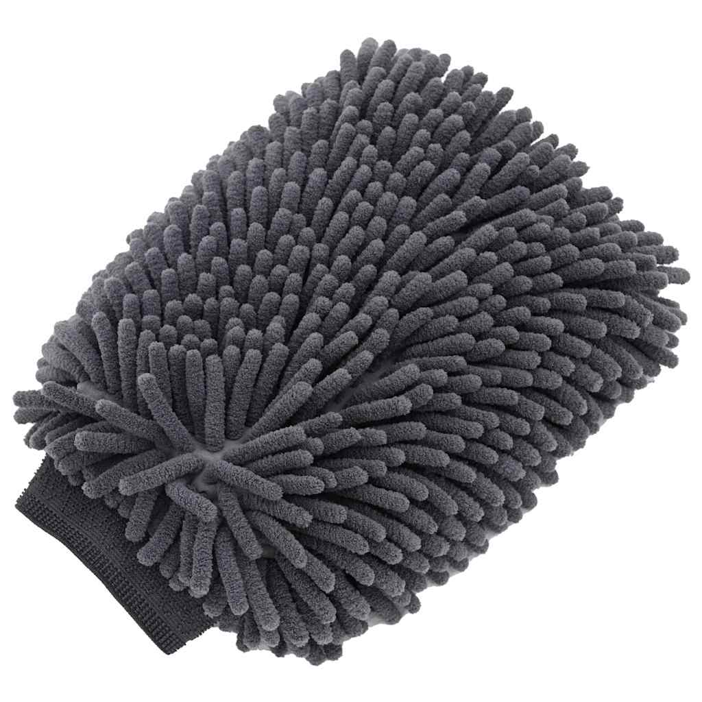 Bilbørstesæt Flerfarvet polyrattan