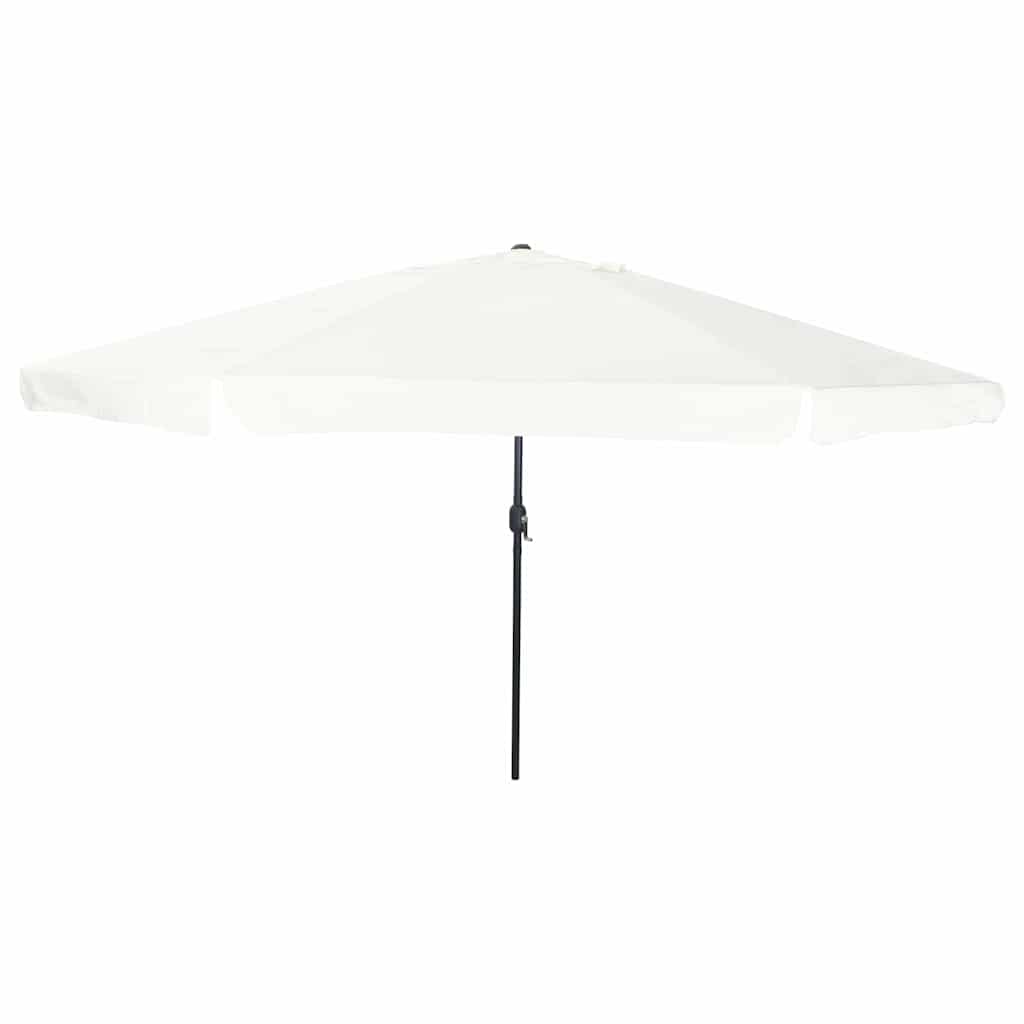 Havesol Sandfarvet 394 x 394 x 248 cm Polyester og Stål