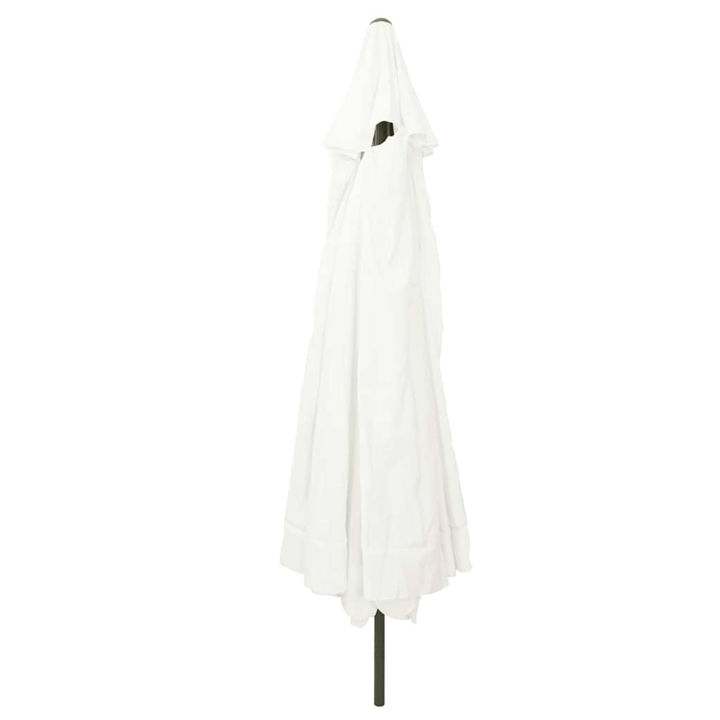 Havesol Sandfarvet 394 x 394 x 248 cm Polyester og Stål