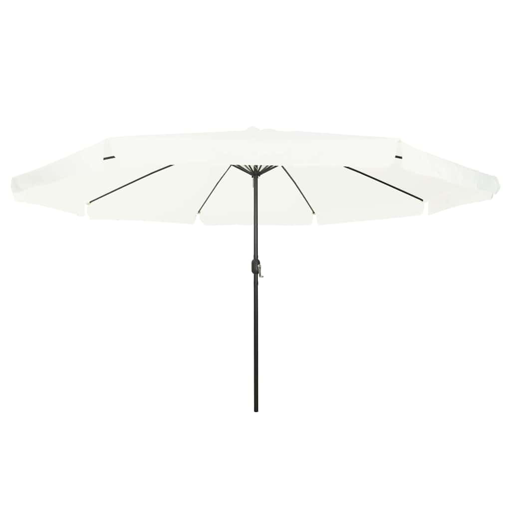 Havesol Sandfarvet 394 x 394 x 248 cm Polyester og Stål