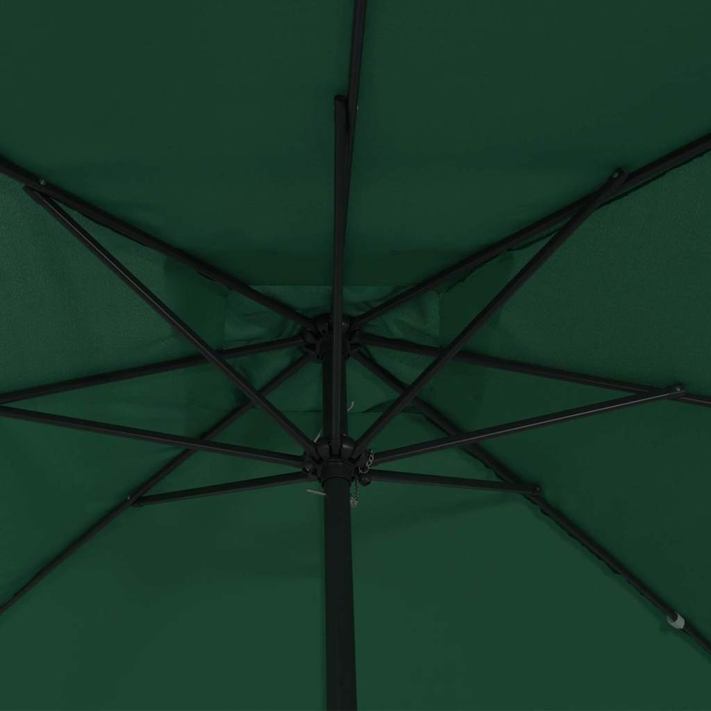 Havesol Grøn 295 x 295 x 245 cm Polyester og Stål