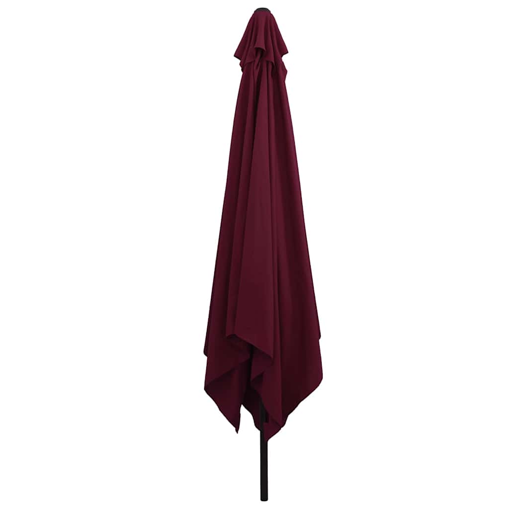Havesol Bordeaux Rød 295 x 295 x 245 cm Polyester og Stål