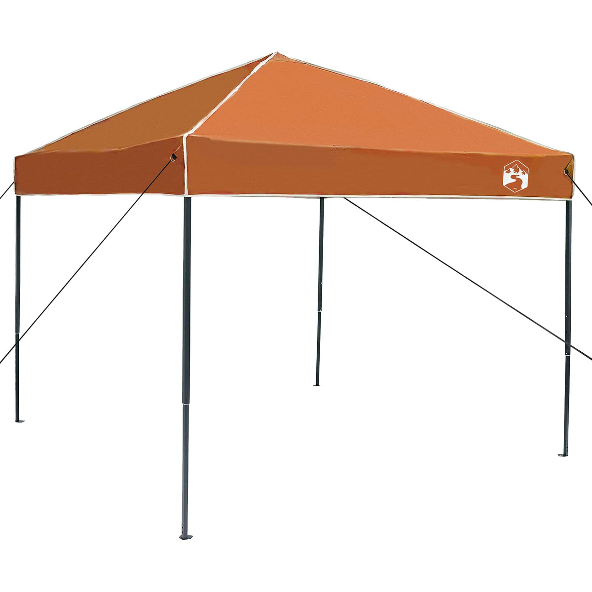 Camping Telt Sæt 2 stk. 6-personers Grå og orange