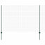 Eurohegn med stolpe 10 x 1,6 m PVC-belagt stål Grøn Mesh