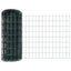 Eurohegn med stolpe 50 x 0,6 m PVC-belagt stål Grøn Mesh