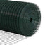 Svejsede trådhegn med stolper 10 x 1,2 m PVC-belagt stål Grøn