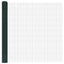 Svejsede trådhegn med stolper 25 x 1,6 m PVC-belagt stål Grøn