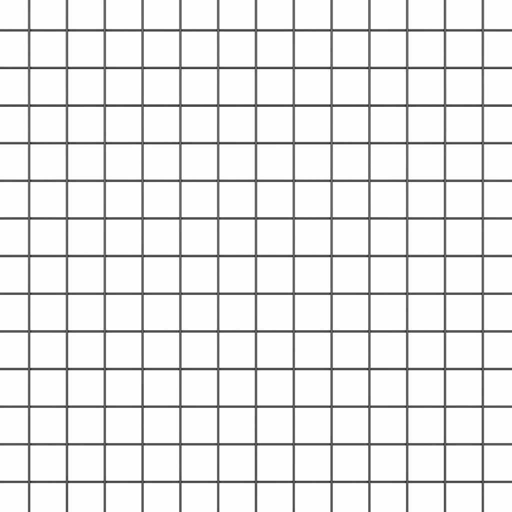 Svejsede trådhegn med stolper 10 x 1,4 m PVC-belagt stål Grå