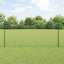 Sekskantet hegn med stolpe 25 x 1,2 m PVC-belagt stål Grøn Mesh
