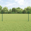 Sekskantet hegn med stolpe 50 x 0,8 m PVC-belagt stål Grøn Mesh