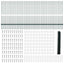 Sekskantet hegn med stolpe 100 x 1,2 m PVC-belagt stål Grøn