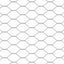 Sekskantet hegn med stolpe 10 x 1,6 m PVC-belagt stål Grå Mesh