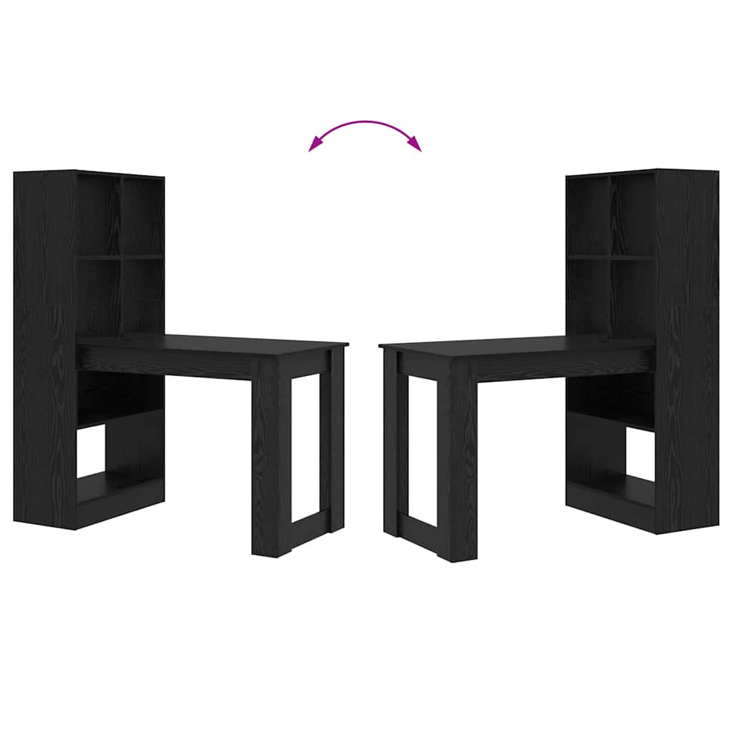 Bord Sort eg Konstrueret træ 122 x 67 x 145 cm