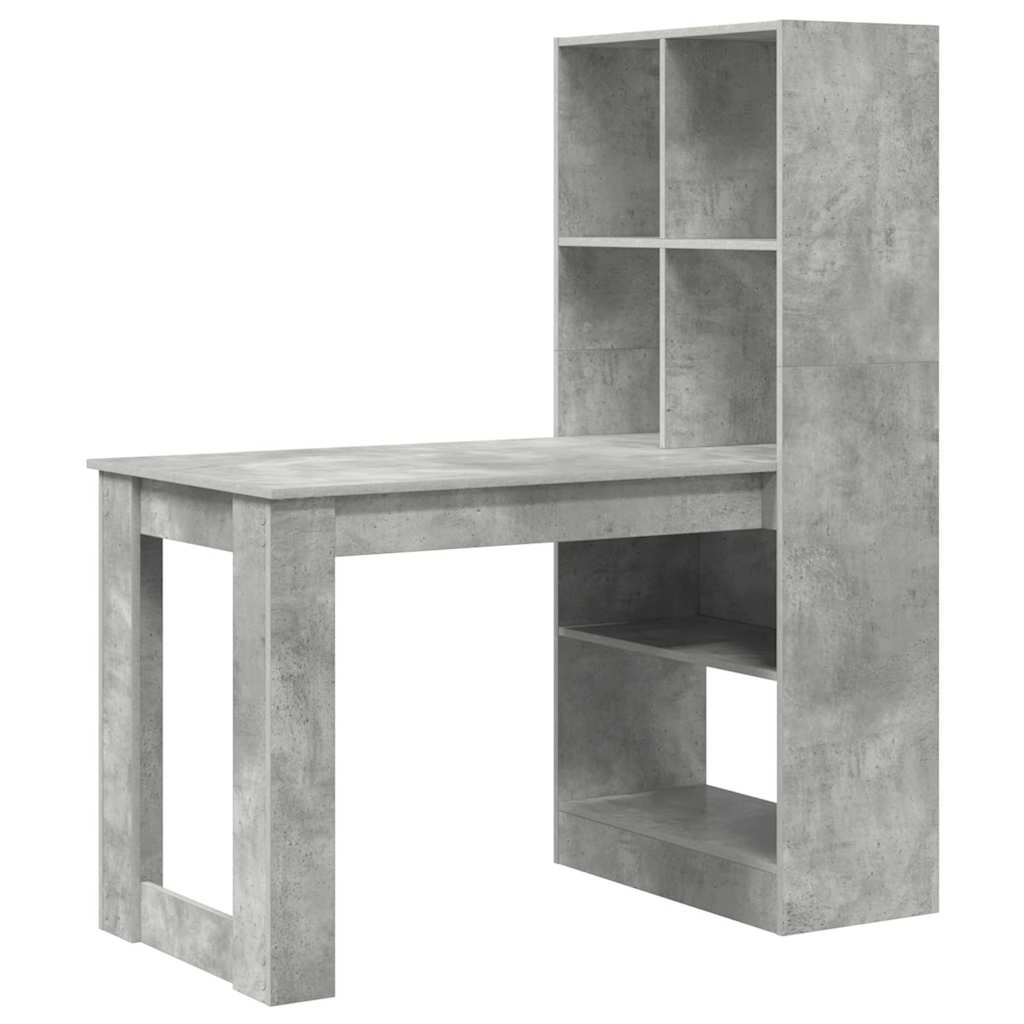 Bord Beton Grå Konstrueret træ 122 x 67 x 145 cm