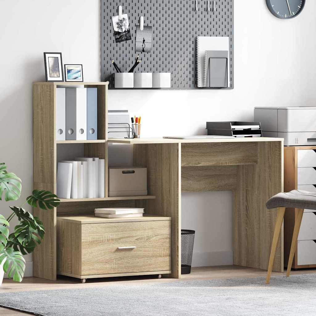 Bord Sonoma eg Konstrueret træ 131,5 x 50 x 106,5 cm