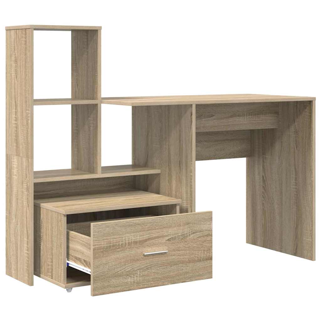 Bord Sonoma eg Konstrueret træ 131,5 x 50 x 106,5 cm