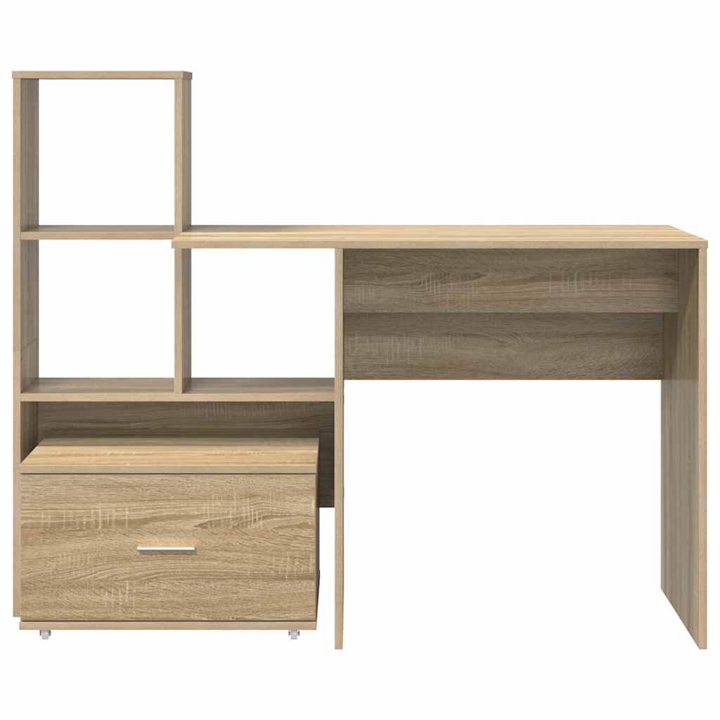 Bord Sonoma eg Konstrueret træ 131,5 x 50 x 106,5 cm