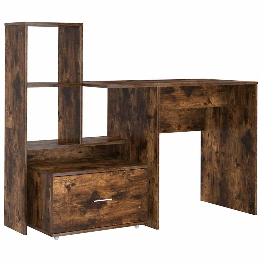 Bord Røget eg Konstrueret træ 131,5 x 50 x 106,5 cm