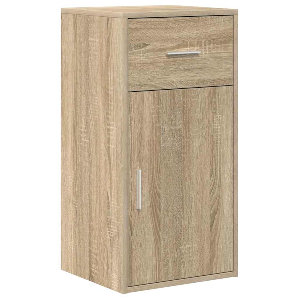 Hjørneskrivebord med skuffe med dør Sonoma eg 102 x 88 x 75 cm
