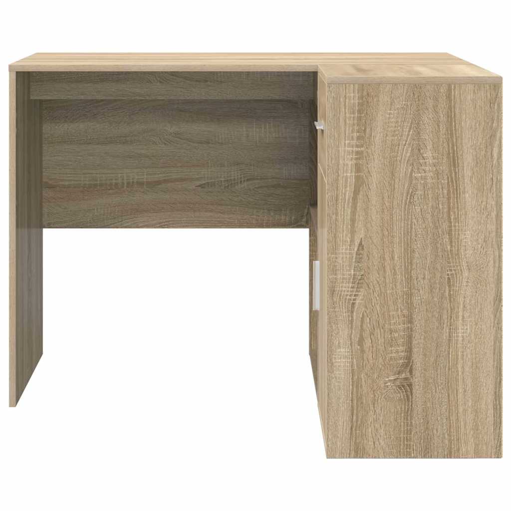 Hjørneskrivebord med skuffe med dør Sonoma eg 102 x 88 x 75 cm