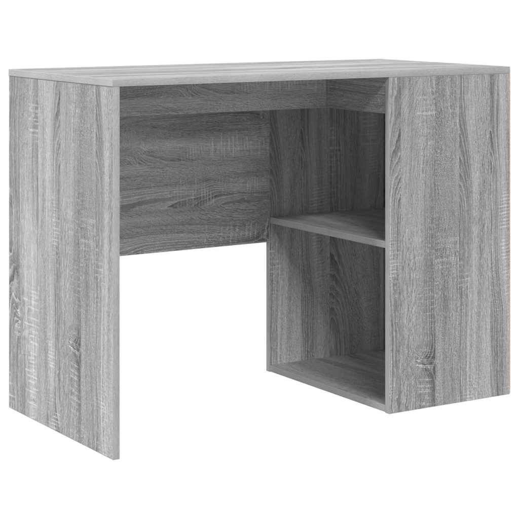 Hjørneskrivebord med skuffe med dør Grå Sonoma 102 x 88 x 75 cm