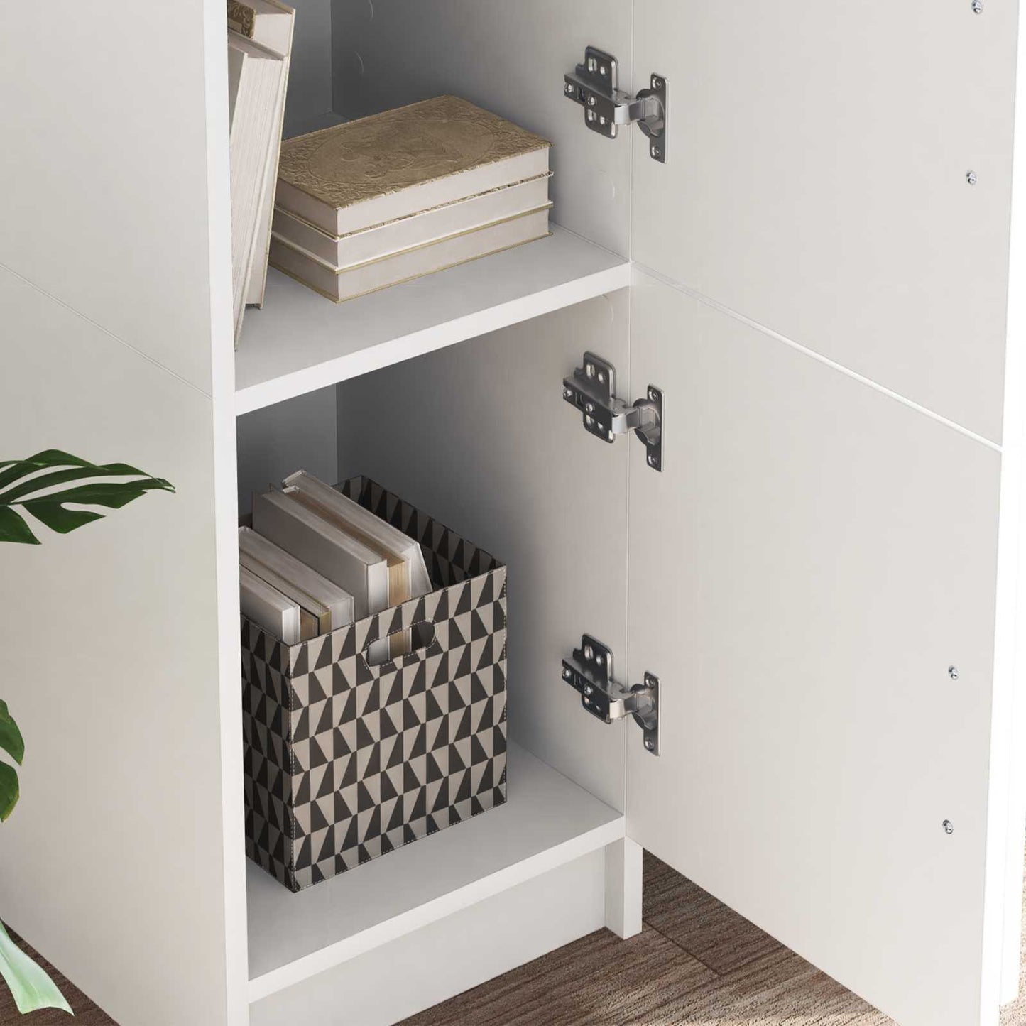 Bord Hvid 133,5 x 50 x 124 cm 2 stk.