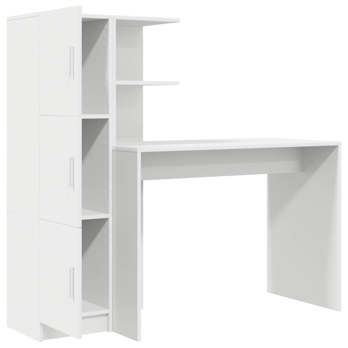 Bord Hvid 133,5 x 50 x 124 cm 2 stk.