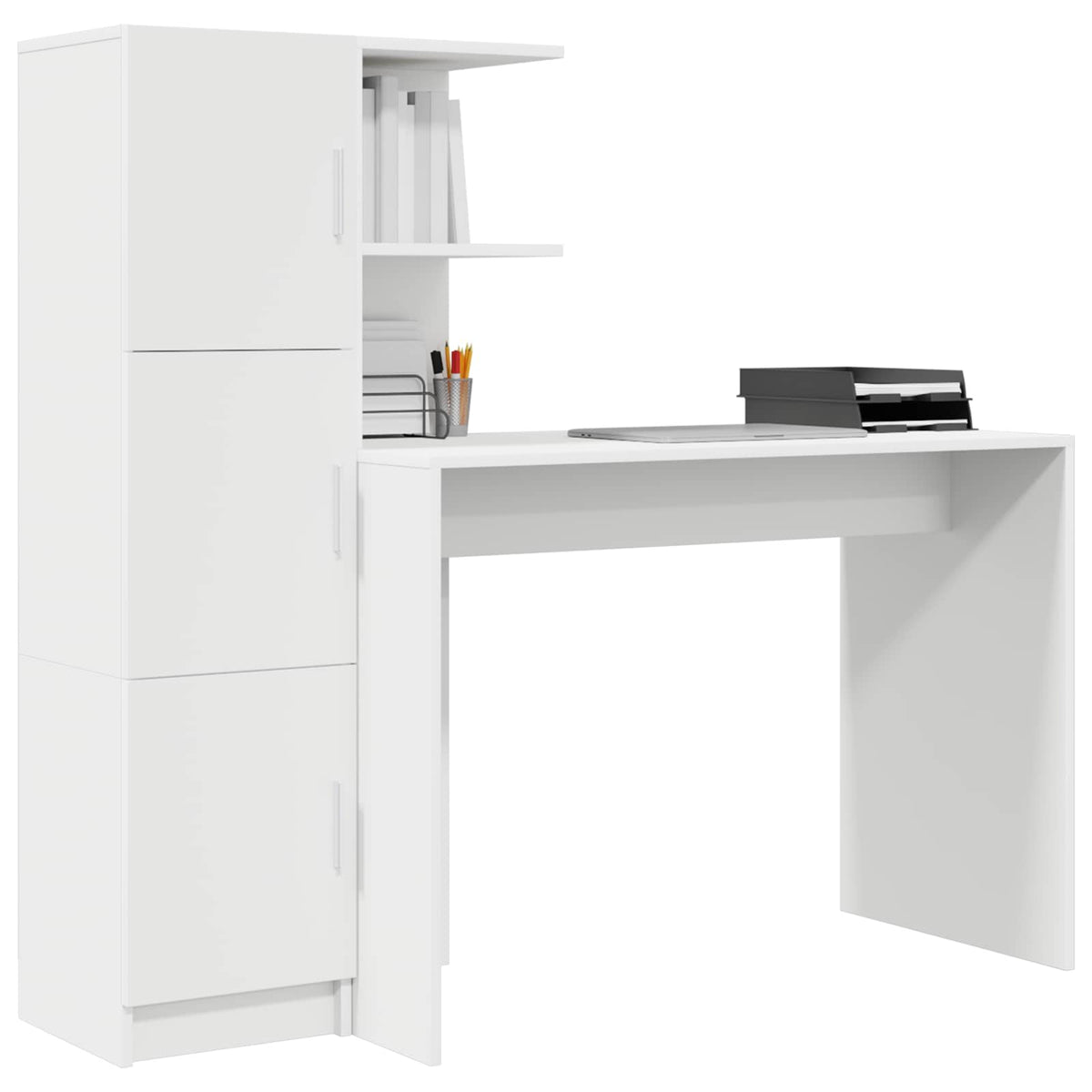 Bord Hvid 133,5 x 50 x 124 cm 2 stk.