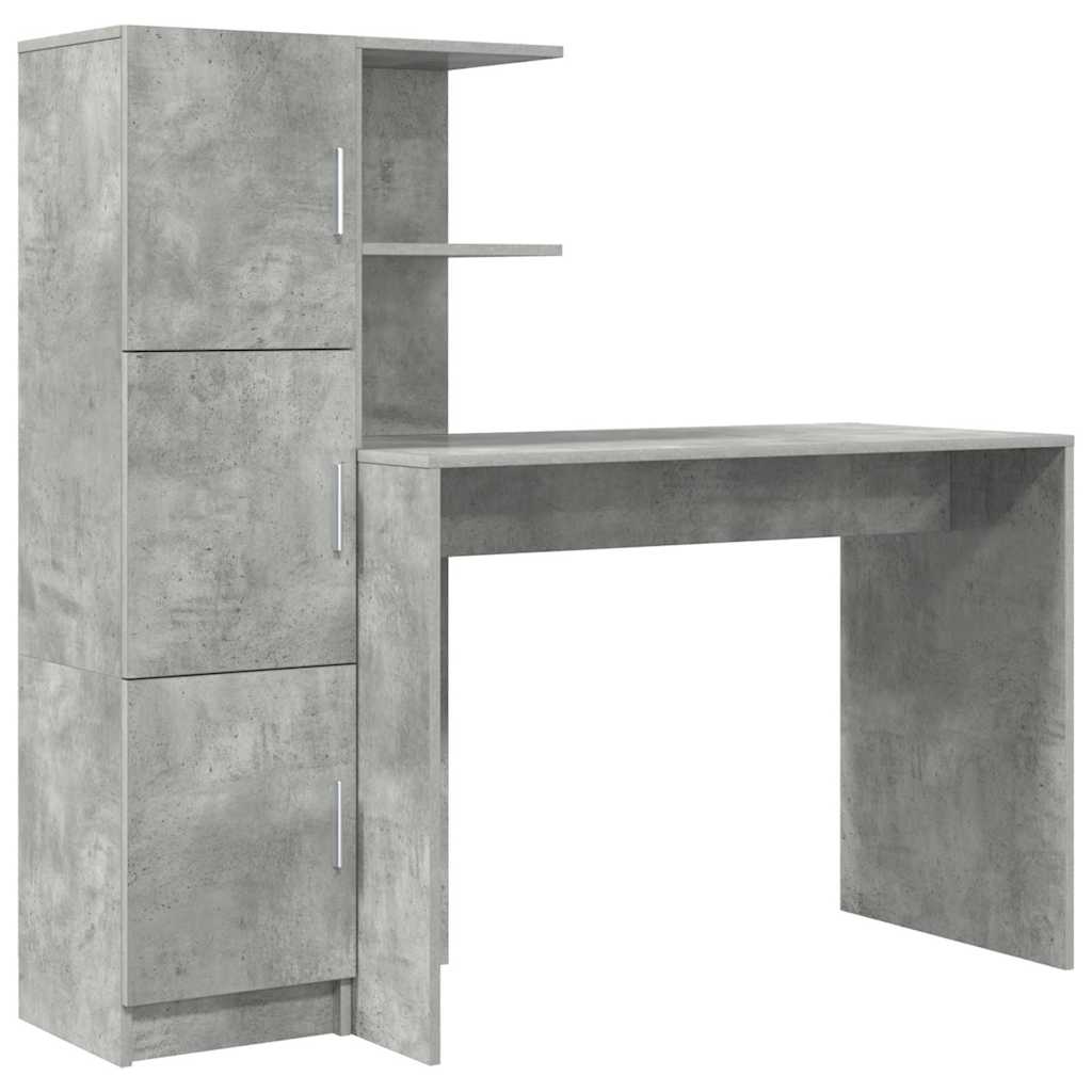 Bord Beton Grå 133,5 x 50 x 124 cm 2 stk.